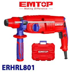 Emtop ERHRL801 | Rotary Hammer 26mm 800W