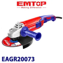 Emtop EAGR20073 | Угловая шлифмашина 180 мм 2000 Вт