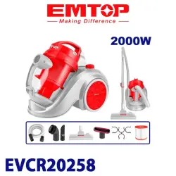 Emtop EVCR20258 | Vacuum Cleaner 2000W 2.5L