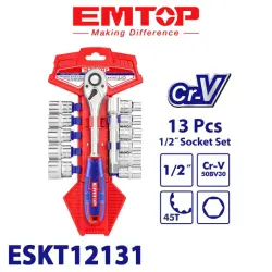 Emtop ESKT12131 | 1/2" nasadka toplumy 13 sany