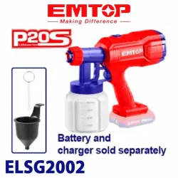 Emtop ELSG2002 | Battery-Powered Sprayer 20V