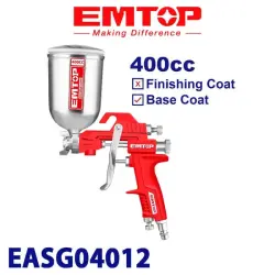 Emtop EASG04012 | Spray Gun 400cc Capacity