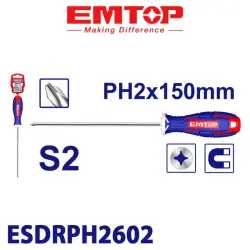 Emtop ESDRPH2602 | Phillips Screwdriver 6.0mm 150mm