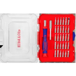 Emtop EBST03202 | Screwdriver Bit Set 32 pcs Chrome Vanadium