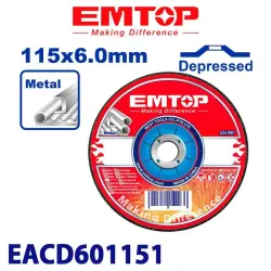 Emtop EACD601151 | Metal disk 115x6.0mm Köp sanly 100 sany