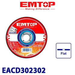 Emtop EACD302302 | Metal Cutting Disc 230x1.6mm Industrial Grade