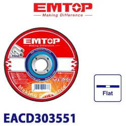 Emtop EACD303551 | Metal Cutting Disc 355x3.0mm Pack of 25
