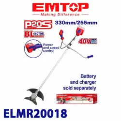 Emtop ELMR20018 | Simsiz Ot Biçer 40V (Batareýasyz)