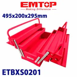 Emtop ETBXS0201 | Ящик для инструментов 495x200x295мм прочный