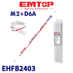 Emtop EHFB2403 | El piýalasy pyçagy 300mm 24T ýokary uglerodly polat