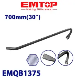 Emtop EMQB1375 | Crowbar 700mm Heavy-Duty Steel
