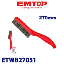 Emtop ETWB27051 | Стальная щетка 270 мм