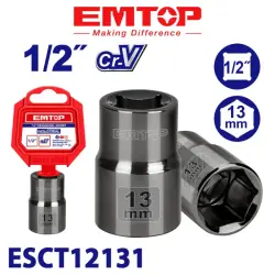 Emtop ESCT12131 | Головка 1/2" 13 мм Высокопрочная сталь