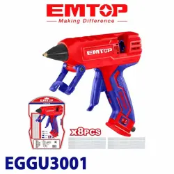 Emtop EGGU3001 | Клеевой пистолет 220Вт 11мм промышленный