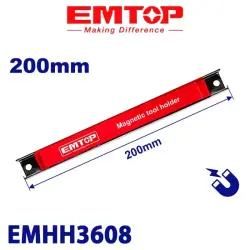 Emtop EMHH3608 | Магнитная рейка 200 мм стальная