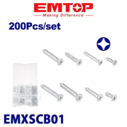 Emtop EMXSCB01 | Набор саморезов оптом 200 штук