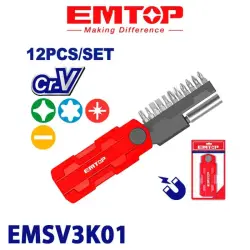 Emtop EMSV3K01 | Набор бит 11 шт 25 мм