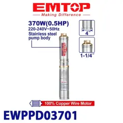 Emtop EWPPD03701 | Çuňňur Guýy Nasosy 48M 6,0 m³/sa