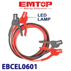 Emtop EBCEL0601 | Jumper Cable 3m 600AMP LED Indicator