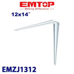 Emtop EMZJ1312 | Кронштейн для угловой полки 12x14 см, усиленный