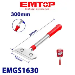 Emtop EMGS1630 | Glass Scraper Knife 300mm Alcipan Handle