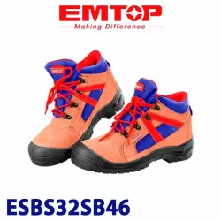 Emtop ESBS32SB46 | Safety Boots Size 46 Reinforced Steel Toe