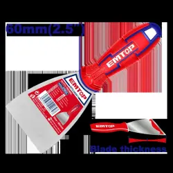 Emtop EPTL06001 | Şpatel 63 mm poslamaýan polat pyçak