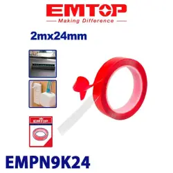 Emtop EMPN9K24 | Double-Sided Tape 2m x 24mm