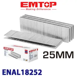 Emtop ENAL18252 | Air Staples 25mm Heavy-Duty