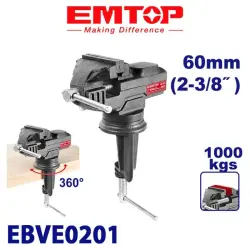 Emtop EBVE0201 | Тиски 1000кг 60мм