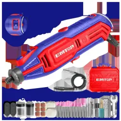Emtop EMGK1301 | Мини-дрель 130Вт для точных работ
