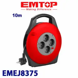 Emtop EMEJ8375 | Удлинитель на катушке 10 м