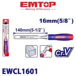 Emtop EWCL1601 | Agaç çisel 16mm gaty polat gylyç