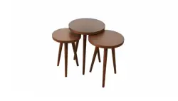 IKARUS 3200024815 | Side Table Natural Finish Round