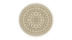 BEIGE 3200392236 | Tegelek Haly 160x160 sm Berk Süýüm