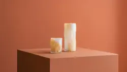 CASTELLO 3200421134 | Aýna Waza Mämiş-narynjy Ak Kiçi