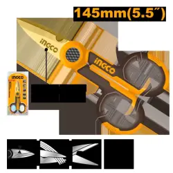 Ingco Electrician Scissors 5.5r 145mm, Model HES02855