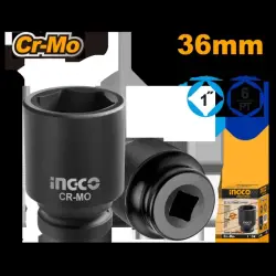 Ingco 1"DR. Impact Socket 36mm (HHIS0136L) – Industrial Grade
