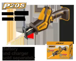 Ingco 20V Cordless Reciprocating Saw CRSLI6508 (Tool Only)