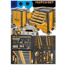 Ingco Tool Cabinet 162pcs HTCS271621 for Professional Use