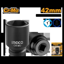 Ingco 1" Impact Socket 42mm HHIS0142L – Heavy-Duty Industrial Tool
