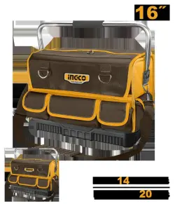 Ingco 16-Compartment 20kg Tool Bag HTBGL05