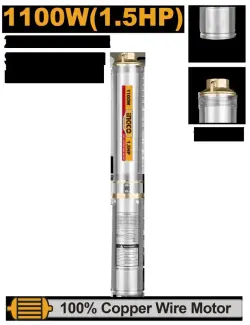 Ingco Deep Well Pump 112M 6.0m3/h DWP11001 for Business Use