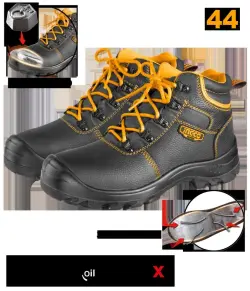 Ingco Protective Boots Size 44 SSH04S1P.44 for Industrial and Business Use