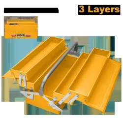 Ingco HTB03 Tool Box 400x200x195mm High-Durability Business Storage Solution