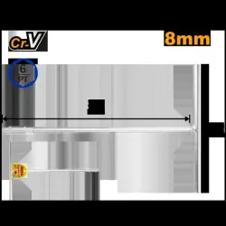 Ingco 8mm T-şekilli buraw açary HTSW0808 hünärmen üçin