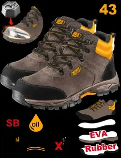 Ingco Protective Boots Size 43 SSH11SB.43 Fast Delivery Ashgabat