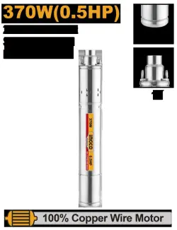 Винтовой насос Ingco SWP3701 3" 25л/мин — надежная эффективность для бизнеса