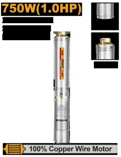 Ingco DWP7501 Deep Well Pump 80M 6.0M3/H for Business and Industry