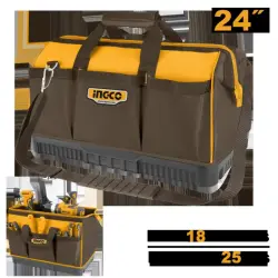 Сумка для инструментов Ingco HTBG09, 24 отделения, 25 кг, прочная